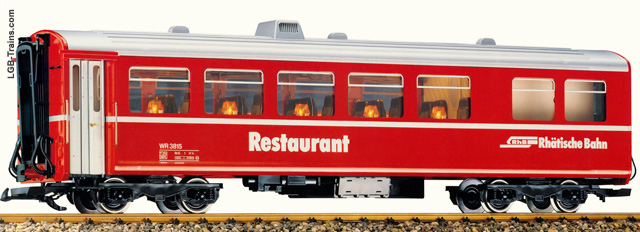 LGB Dining car type WR 3815 of the Rhaetian Railway 3068
