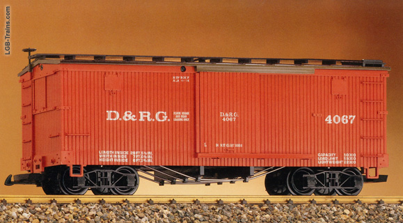 LGB Four-axle boxcar 4067