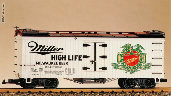 LGB Four-axle Miller Beer reefer 4072