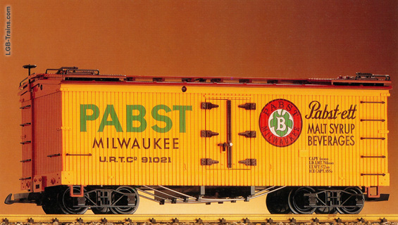 LGB Four-axle Pabst Milwaukee reefer 4074