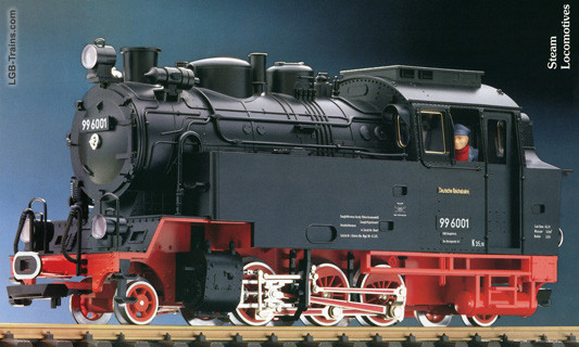 LGB Harzquer Railway tender loco 99 6001 2080D