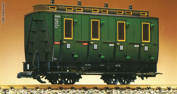 LGB Third class compartment car 3050