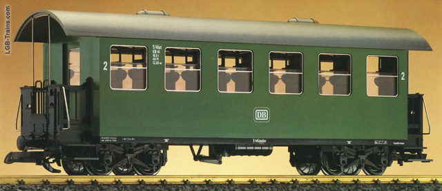 LGB Second class narrow gauge excursion car 3070