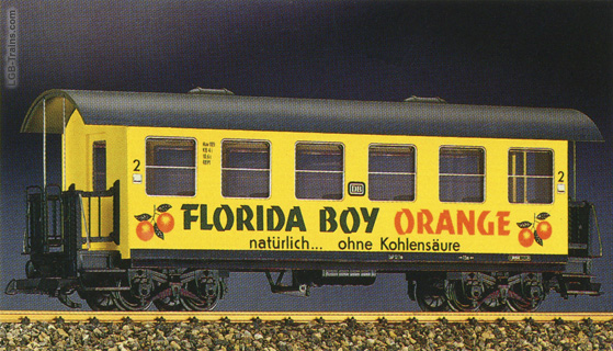 LGB DB second class excursion car of the Wangerooge Island Railway 3072