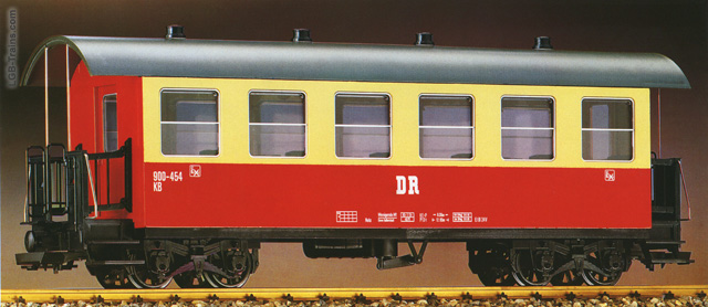 LGB Harzquer Railway second class excursion car of the Deutsche Reichsbahn 3073