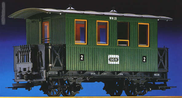 LGB WN second class passenger car 3106
