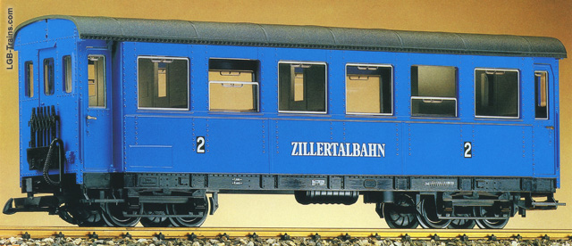 LGB Second class excursion car of the Zillertal Railway 3163