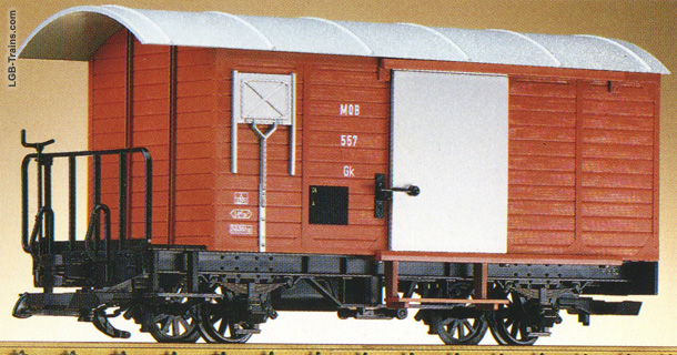 LGB MOB reefer with shunting platform 4027