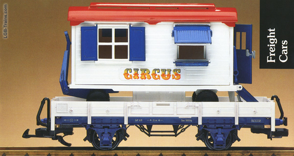 LGB Low-sided gondola with trailer 4037