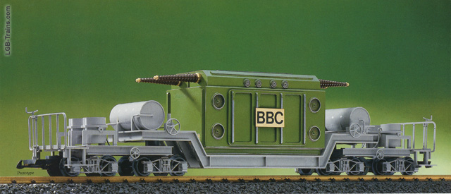LGB Eight-axle heavy freight car 4058