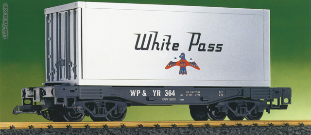 LGB White Pass & Yukon container car 4085