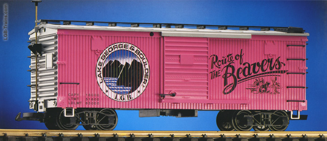 LGB Four-axle Lake George & Boulder boxcar 4090