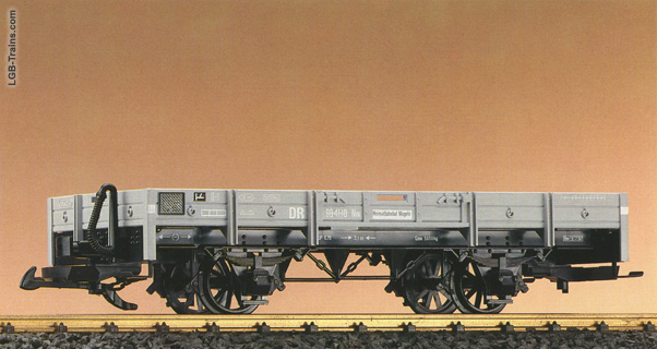 LGB Low-sided gondola of the DR 4110