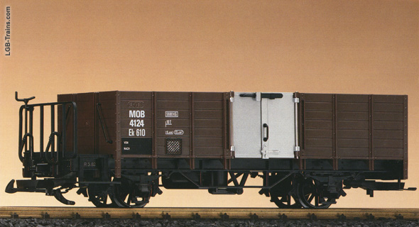 LGB MOB open freight car 4124