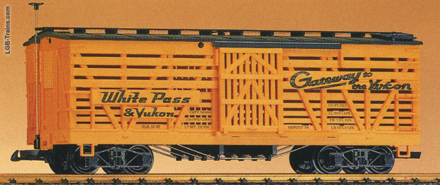 LGB White Pass four-axle stock car 4168