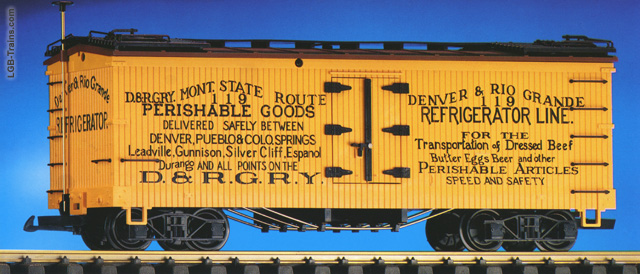 LGB D&RGW four-axle reefer 4174