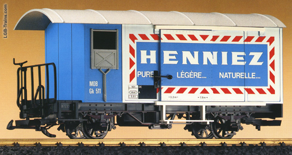 LGB Henniez reefer of the MOB 4228