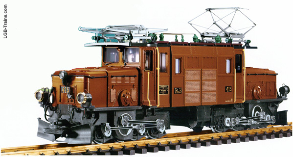 LGB RhB Crocodile Electric Loco. Brown 20400