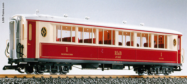LGB RhB Salon Car, Beige/Red 30650