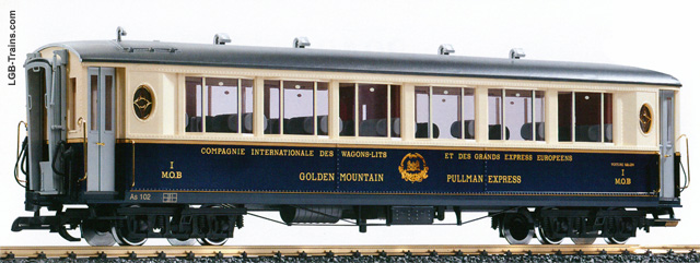 LGB MOB Golden Mountain Salon Car, As 102 32658