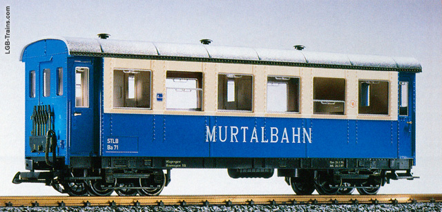 LGB Murtal Passenger Car, Beige/Blue 33640