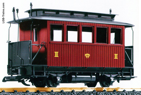 LGB Sachsen 3rd Class Passenger Car, K18C 35090