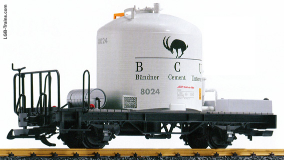 LGB RhB Cement Silo Car, BCU 8024 43250