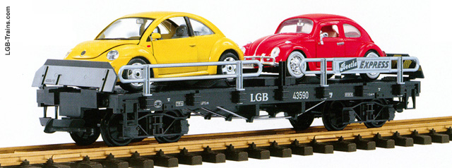 LGB Beetle Express Auto Transport Car 43590