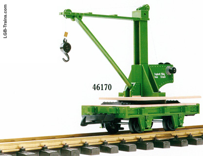 LGB Field Railroad Crane Car 46170