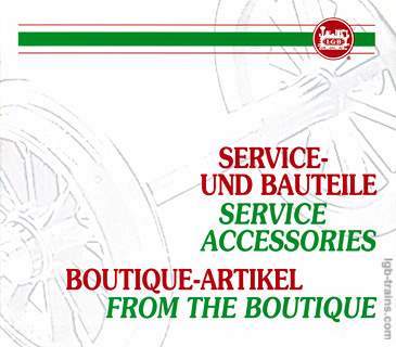 LGB Service Accessories 00680 English, German