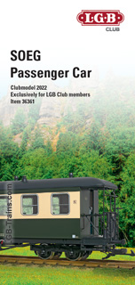 LGB Flyer, Clubcar 36361 English