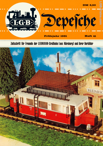 LGB Depesche 1981 Spring #41 0010 German