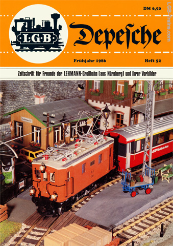 LGB Depesche 1986 Spring #52 0010 German