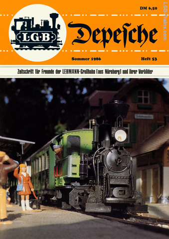 LGB Depesche 1986 Summer #53 0010 German