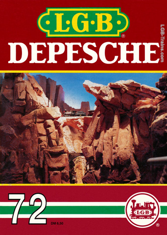 LGB Depesche 1992 Winter #72 0010 German