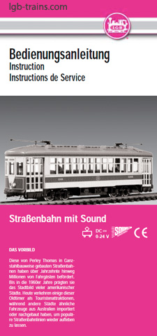 LGB Instruction Manual for 21382 German, English, French