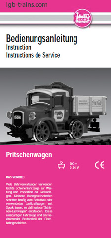 LGB Instruction Manual for 23680 German, English, French