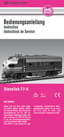 LGB Instruction Manual for 2x570 German, English, French
