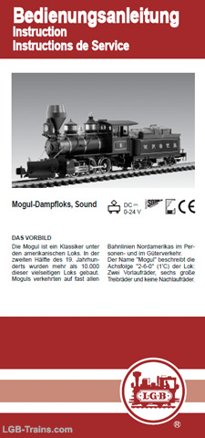 LGB Instruction Manual for 2x182 German, English, French