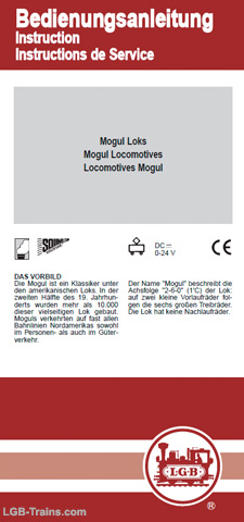 LGB Instruction Manual for 2x192 German, English, French