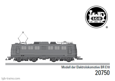 LGB Instruction Manual for 20750 German, English, French