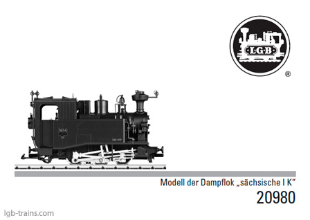 LGB Instruction Manual for 20980 German, English, French