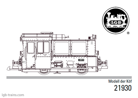 LGB Instruction Manual for 21930 German, English, French