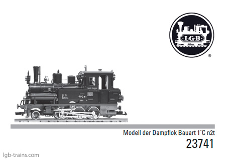 LGB Instruction Manual for 23741 German, English, French