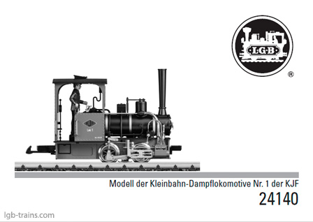 LGB Instruction Manual for 24140 German, English, French