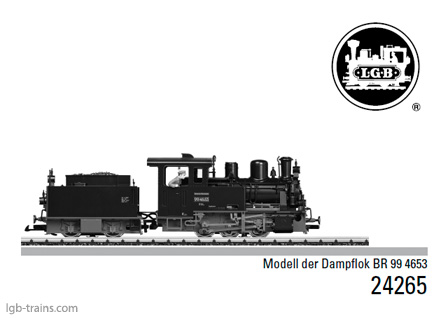 LGB Instruction Manual for 24265 German, English, French