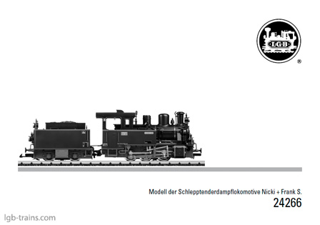 LGB Instruction Manual for 24266 German, English, French