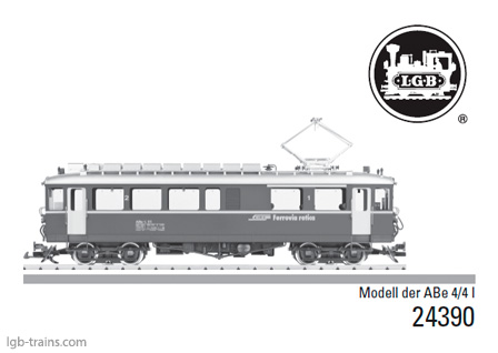 LGB Instruction Manual for 24390 German, English, French