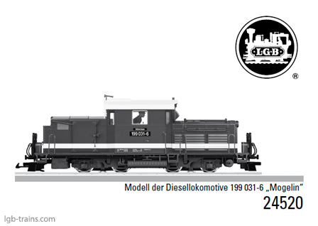 LGB Instruction Manual for 24520 German, English, French