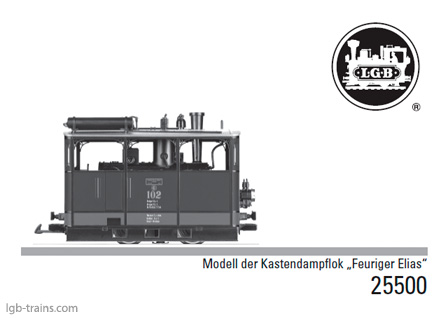LGB Instruction Manual for 25500 German, English, French